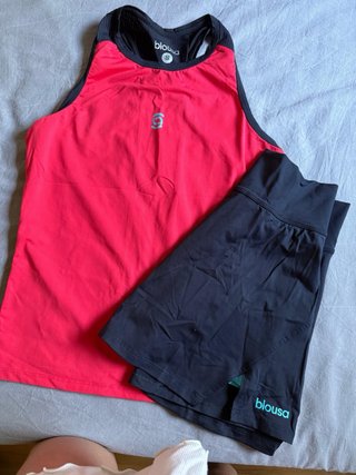 Conjunto Padel Lacoste y otras  Mujer Rosa y Verde