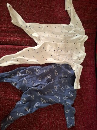 2 Bodis Largos Primark 0-3 Meses