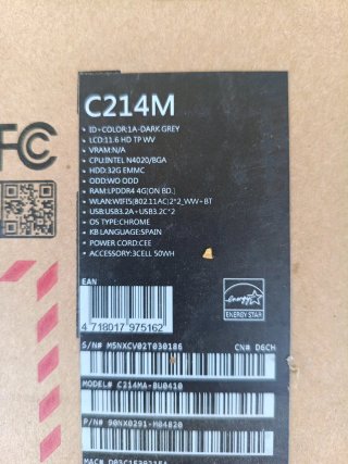 ASUS Chromebook Flip C214 (No Funciona)