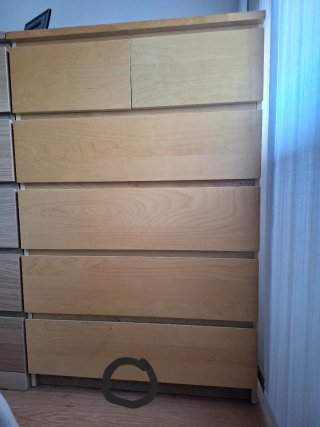 Cómoda Ikea Malm 6 cajones