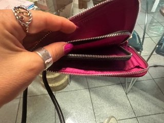 Borsa porta cellulare Desigual fucsia