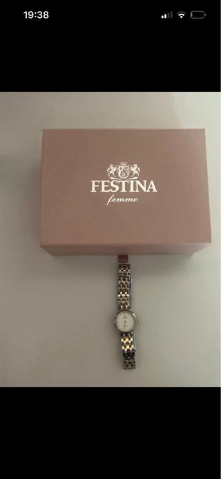 Reloj Festina bicolor (oro/plata)