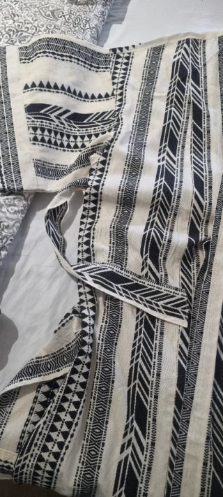 Kimono Beige y Negro