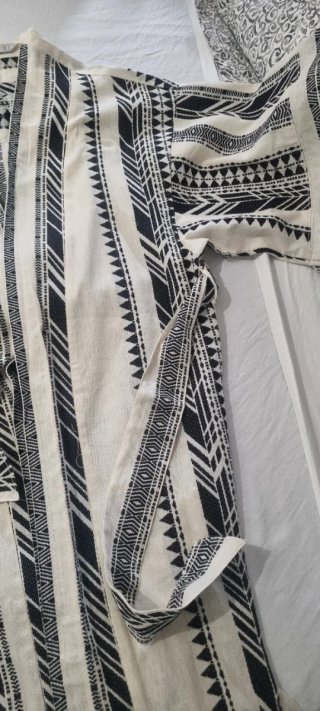 Kimono Beige y Negro