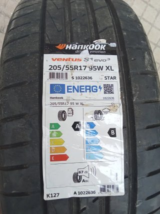 1 Neumático Hankook 205/55 R17 95W XL