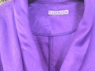 Traje LOZANIA chaqueta y pantalón morado