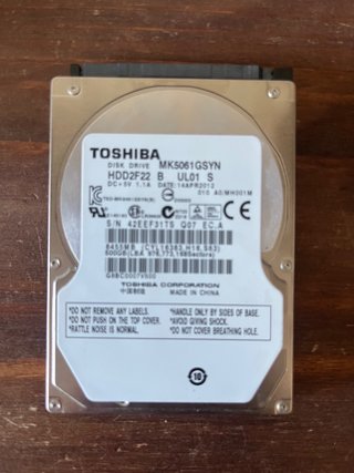 Pack de 3 Discos Duros de 500Gb para portátil