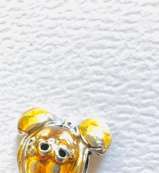 Pandora Charm Mickey Calabaza Dorado y Plateado