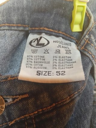 Pantalón vaquero hombre azul XXL
