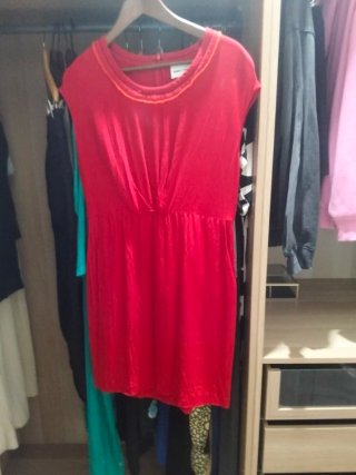 Vestido Bimba y Lola Rojo. Nunca usado