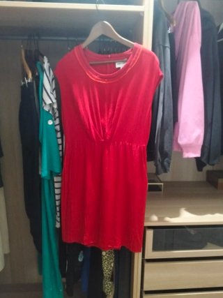 Vestido Bimba y Lola Rojo. Nunca usado