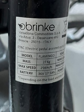 Bicicleta Eléctrica Brinke Flamingo Sport 2022