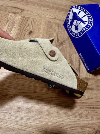 Zuecos Birkenstock khaki | Talla 38