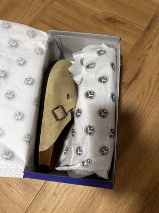 Zuecos Birkenstock khaki | Talla 38