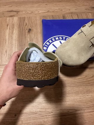 Zuecos Birkenstock khaki | Talla 38
