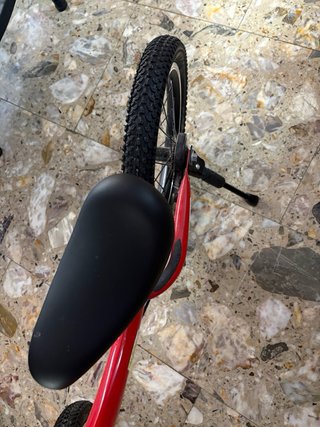 Bicicleta sin pedales 16 Roja