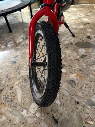 Bicicleta sin pedales 16 Roja