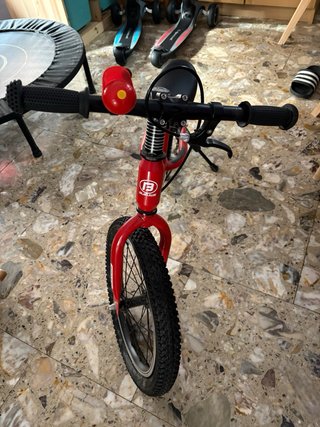 Bicicleta sin pedales 16 Roja