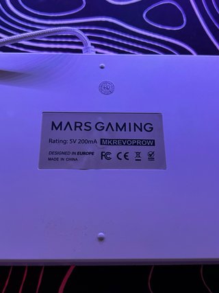 Teclado Mars Gaming Blanco
