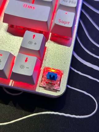 Teclado Mars Gaming Blanco
