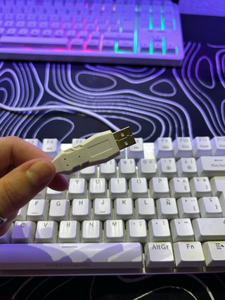Teclado Mars Gaming Blanco