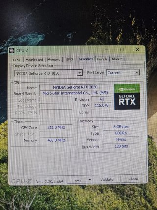 MSI RTX 3050 VENUS 8 GB