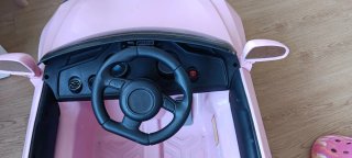 Coche eléctrico infantil rosa