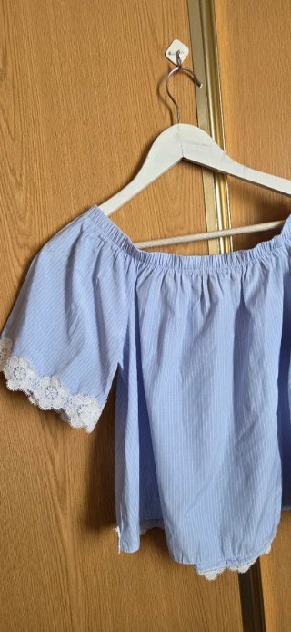 Blusa Primark Talla 38 Azul Rayas