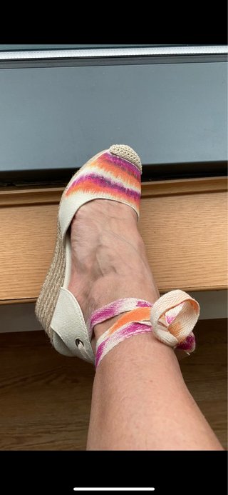 Alpargatas cuña multicolor