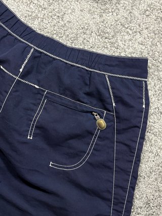 Fila bañador vintage azul marino logo S