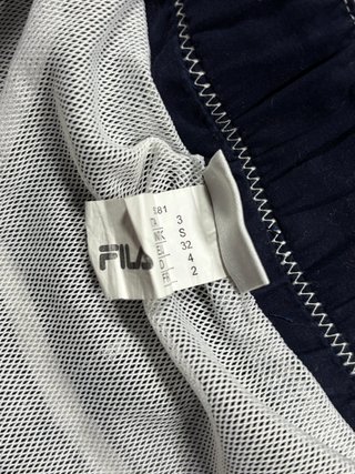 Fila bañador vintage azul marino logo S