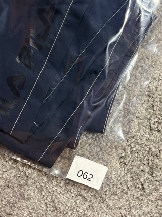Fila bañador vintage azul marino logo S