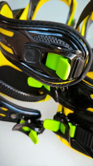 Fijaciones Snowboard Amarillas