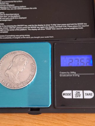 Moneda Fernando VII 8 Reales 1818