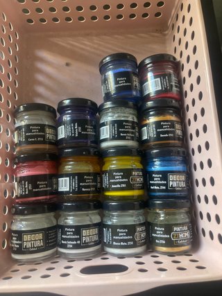 Pinturas acrílicas 45 grs (14 botes)