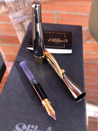 Conjunto Pluma y Bolígrafo Elegante Dorado