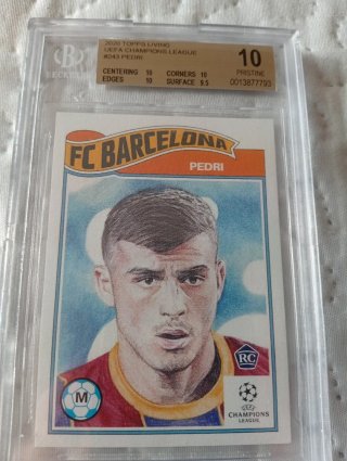 Pedri 2020 Topps Living #243 RC