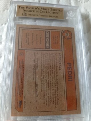 Pedri 2020 Topps Living #243 RC