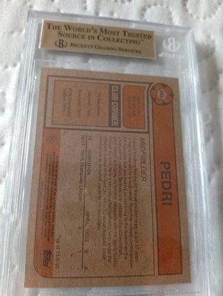 Pedri 2020 Topps Living #243 RC