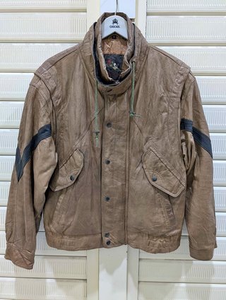 Chaqueta Piel GALLUCI Vintage Marrón