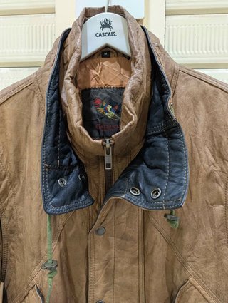 Chaqueta Piel GALLUCI Vintage Marrón