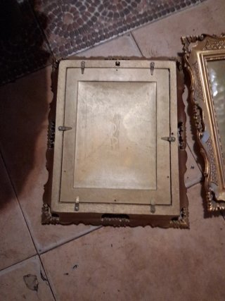2 Marcos Dorados con Cristales