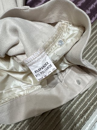 Pantalón Louna recto piel bolsillos