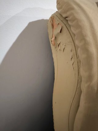 Sillón Masaje Beige y Negro