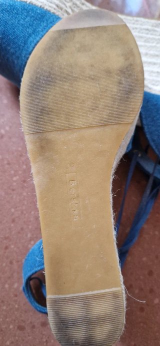 Cuñas vaqueras Bershka Talla 39