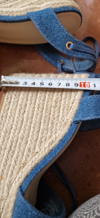 Cuñas vaqueras Bershka Talla 39