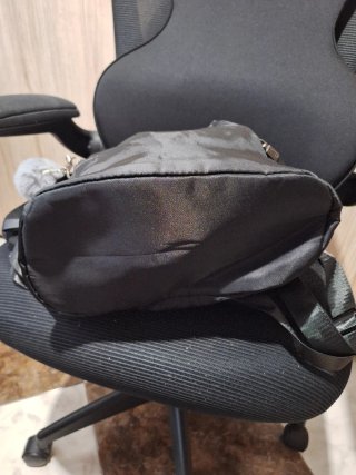 Mochila negra mujer