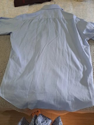 Camisa Thomas Burberry Azul