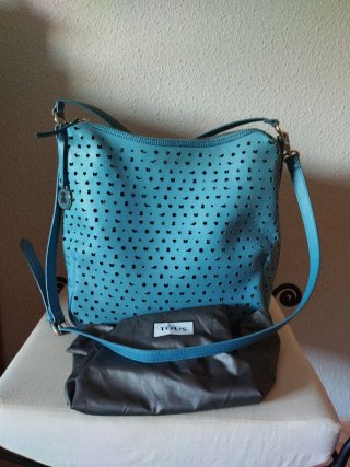 Bolso Tous Azul Perforado