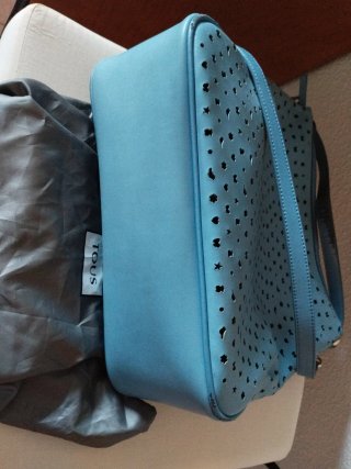 Bolso Tous Azul Perforado
